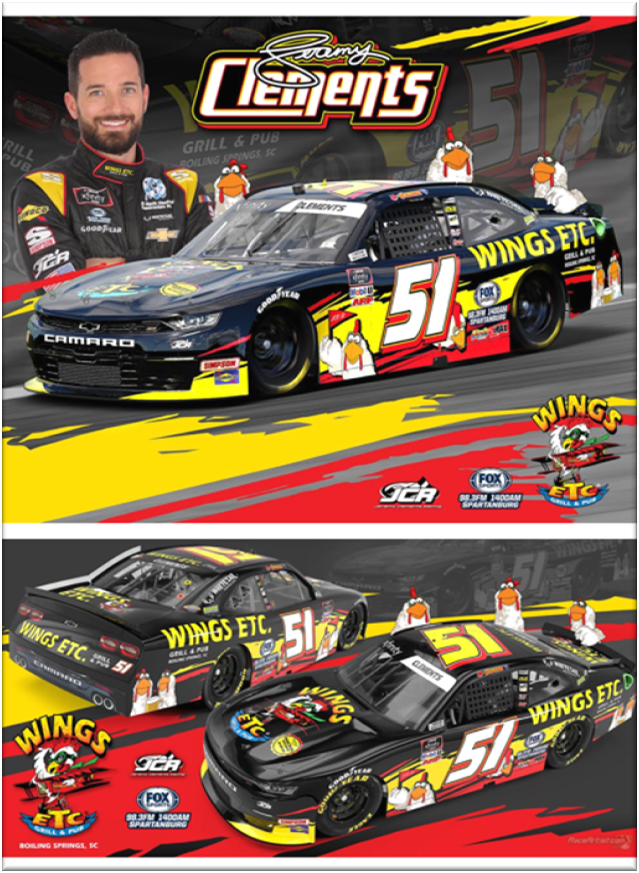 Wings Etc. Boiling Springs, S.C., Sponsors Local Favorite Jeremy