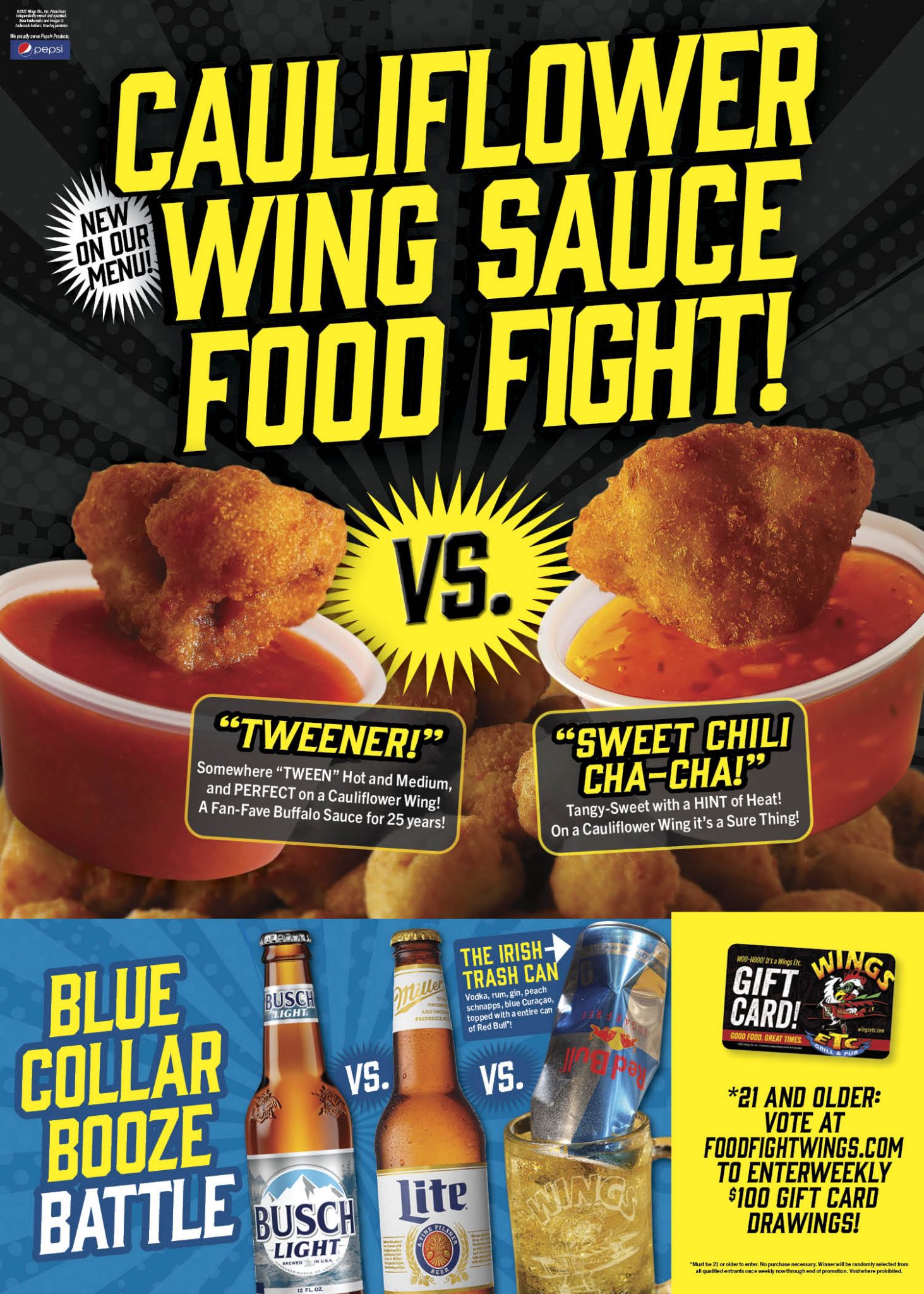 Wings Etc. Introduces New Cauliflower Wings at 6 Locations Throughout