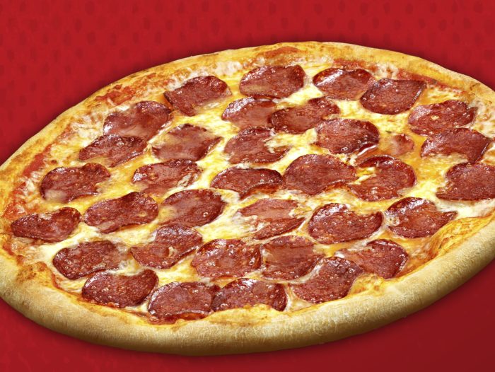 Wings Etc. Grill & Pub testing 14inch, thincrust pizza at its Marion